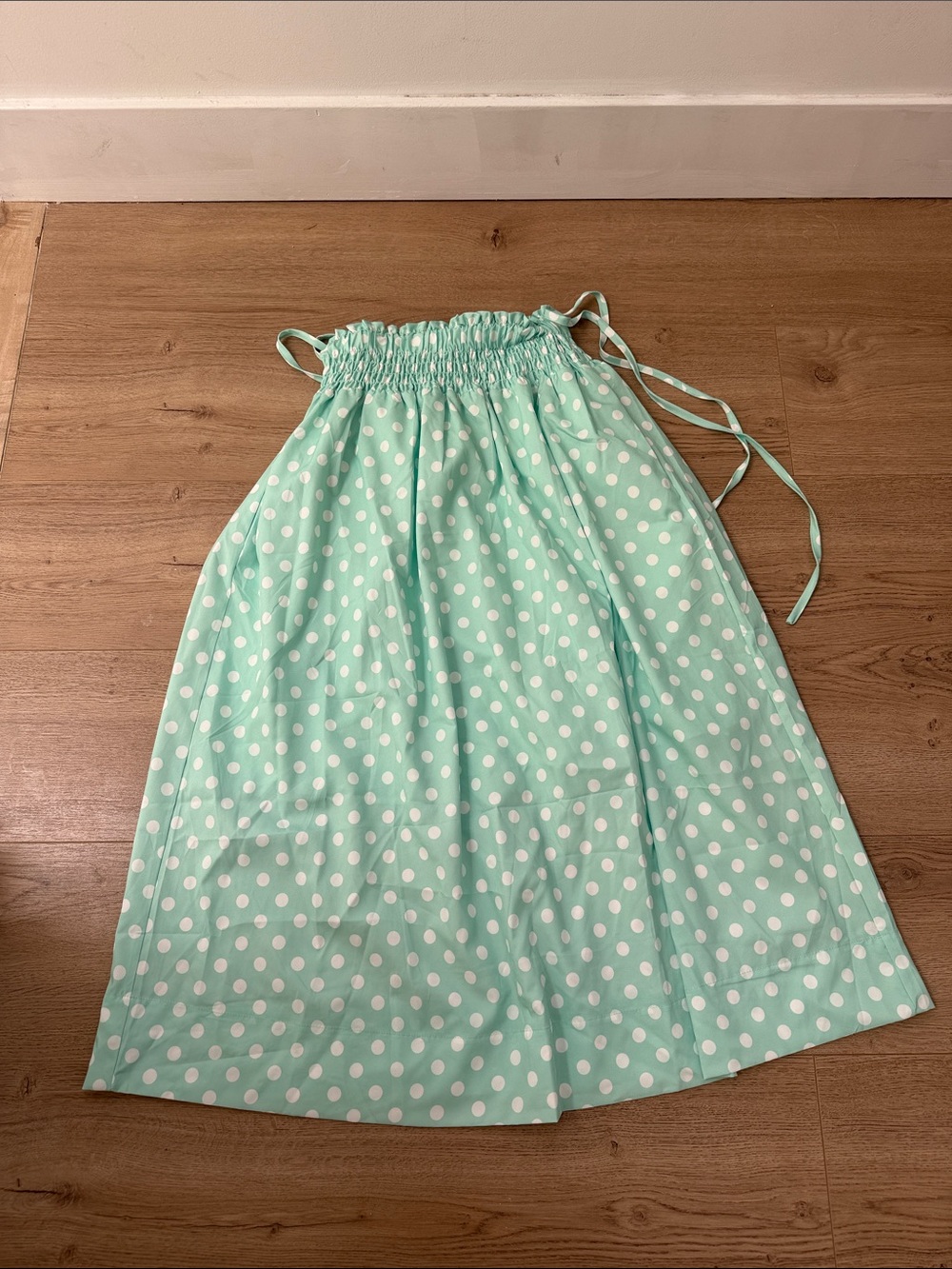 Mint Green Polka Dot Madi Skirt